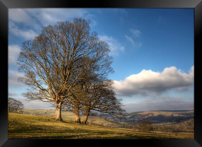 Above Pateley Bridge , Nidderdale Framed Print by Beverley Middleton