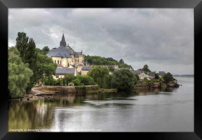 Candes-saint-martin, Loire Valley Framed Print by Beverley Middleton