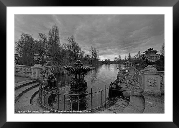 Hyde Park Framed Mounted Print by London Shadow
