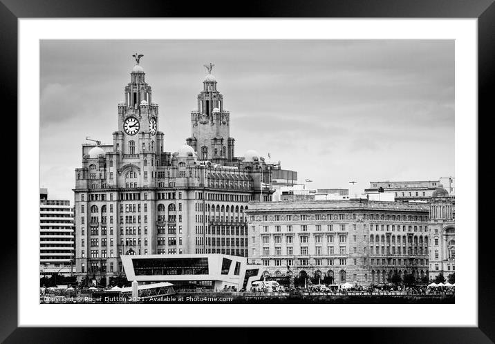 Majestic Liverpool Waterfront Framed Mounted Print by Roger Dutton