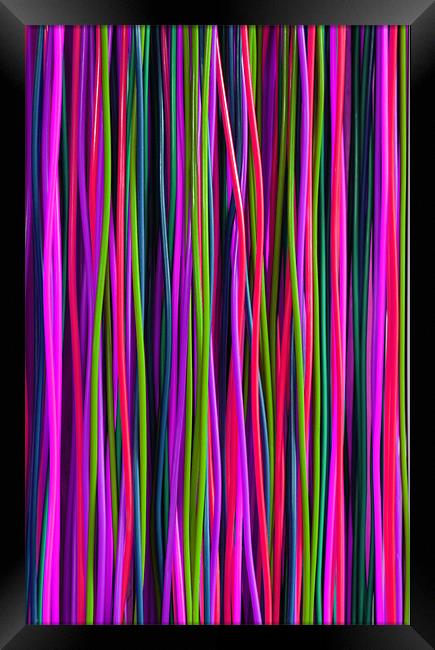Stripes Framed Print by Ian Jeffrey