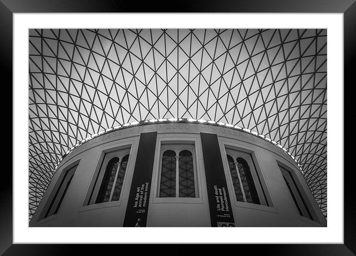 British Museum Framed Mounted Print by liam young