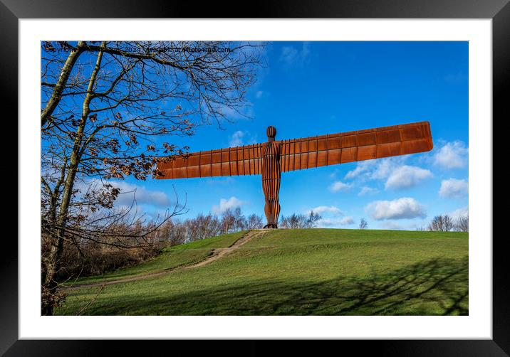 Angel of the North Framed Mounted Print by keith sayer