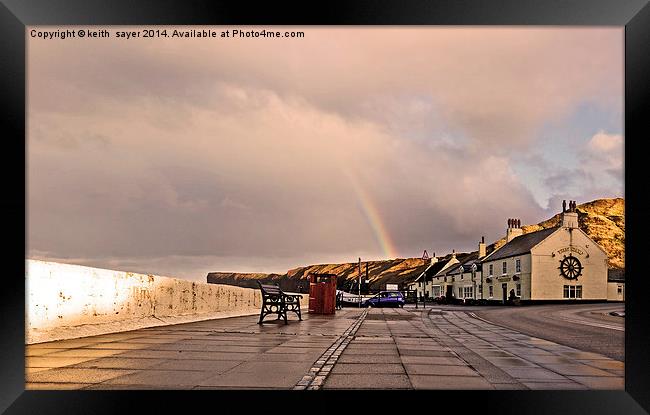 After The Storm Framed Print by keith sayer
