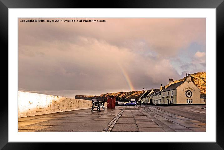 After The Storm Framed Mounted Print by keith sayer