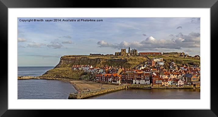 Whitby Framed Mounted Print by keith sayer