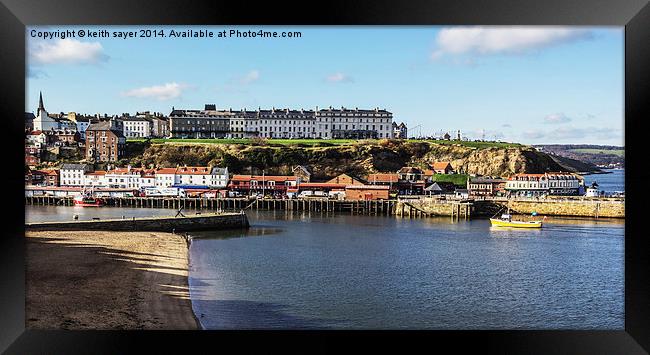  West Cliff Hotels Framed Print by keith sayer