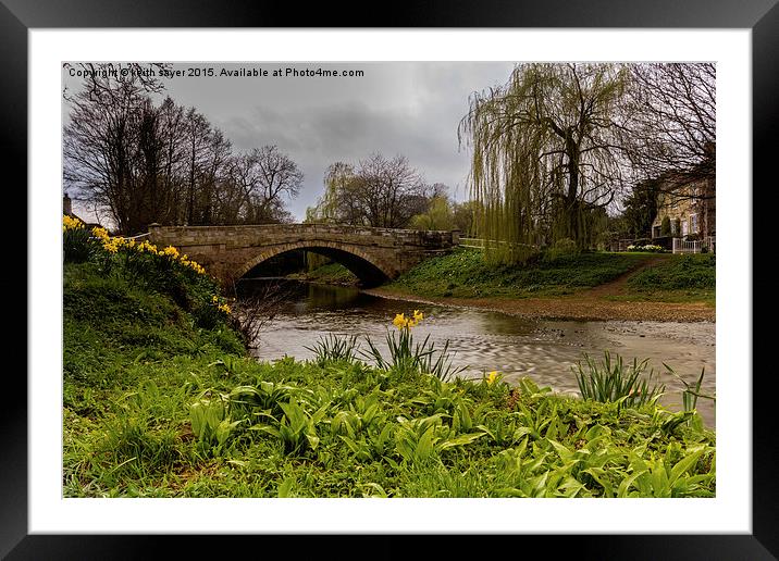  The Bridge At Sinnington Framed Mounted Print by keith sayer