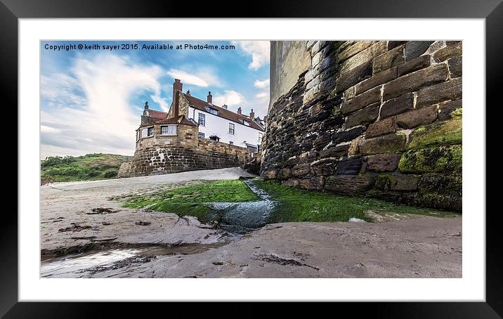  The Old Coastguard Station Robin hoods Bay Framed Mounted Print by keith sayer