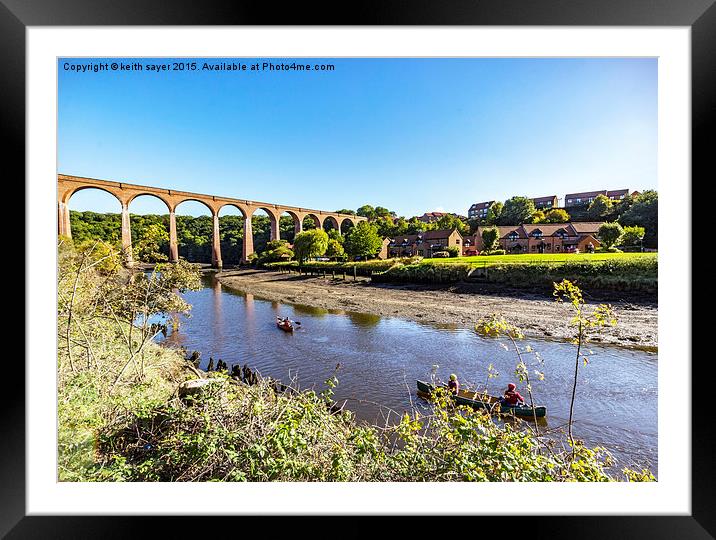  Larpool Viaduct  Framed Mounted Print by keith sayer