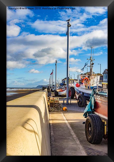  Safely Parked Framed Print by keith sayer