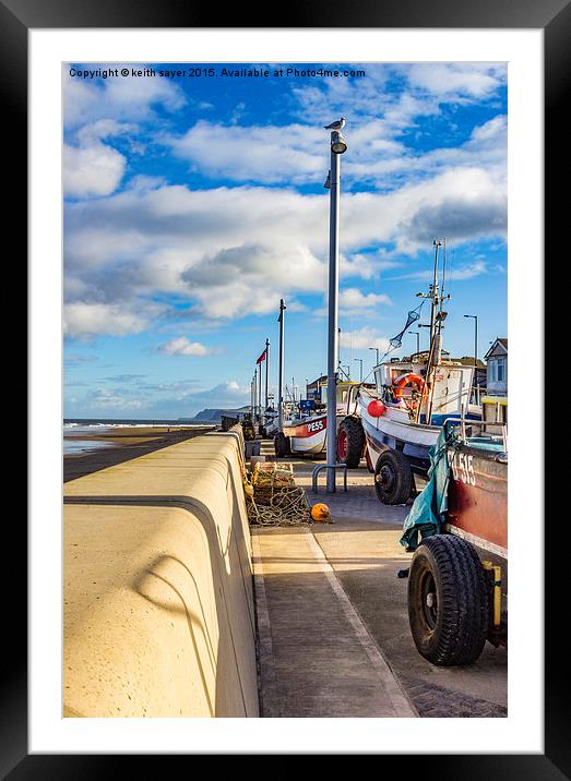  Safely Parked Framed Mounted Print by keith sayer