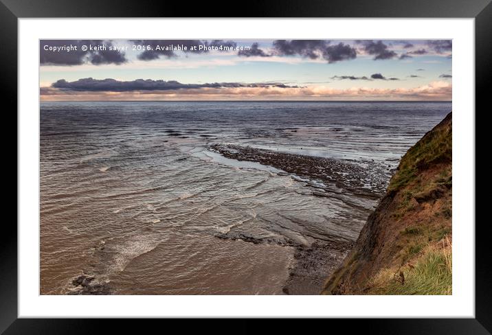 Incoming Tide Framed Mounted Print by keith sayer