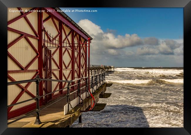 Northerly Storm Framed Print by keith sayer