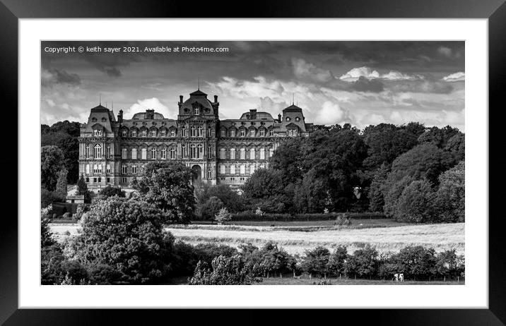 Bowes Museum Framed Mounted Print by keith sayer
