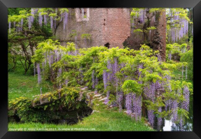 Italian Gardens - Romantic Garden of Ninfa 5 Framed Print by Jenny Rainbow