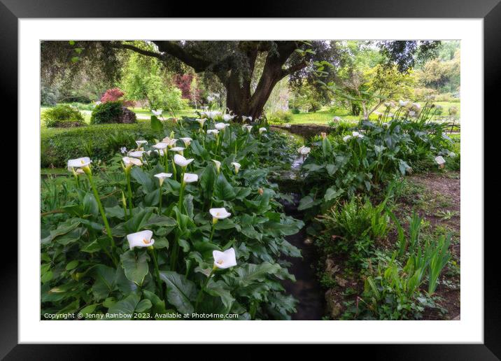 Italian Gardens - Romantic Garden of Ninfa 15 Framed Mounted Print by Jenny Rainbow