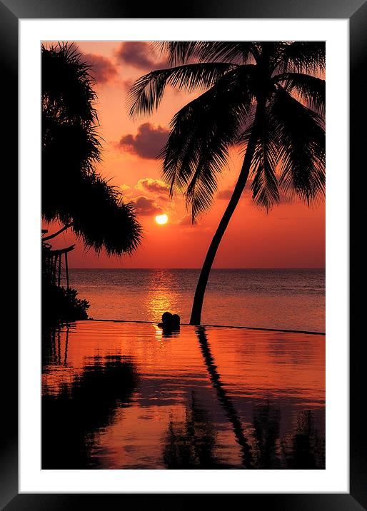 For YOU. Dream Coming True I. Maldives Framed Mounted Print by Jenny Rainbow