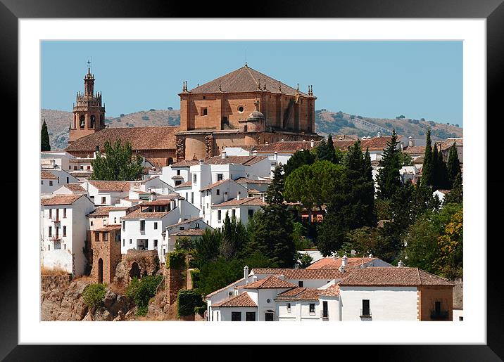 Ronda. Andalusia. Spain Framed Mounted Print by Jenny Rainbow