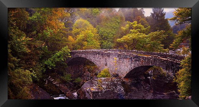 Old Stone Bridge. Scotland Framed Print by Jenny Rainbow