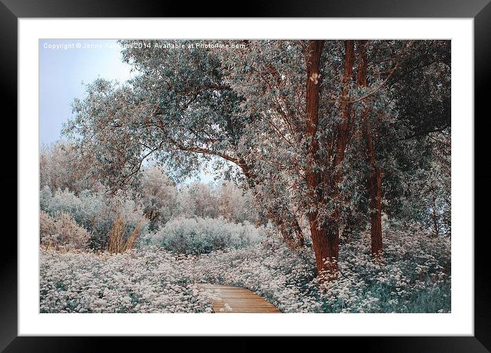 Ethereal Feel. Nature in the Alien Skin Framed Mounted Print by Jenny Rainbow