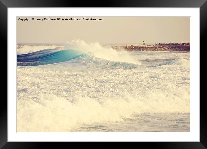  The Wave. Maldives Framed Mounted Print by Jenny Rainbow