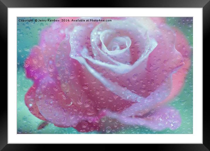 Tears of Joy Framed Mounted Print by Jenny Rainbow