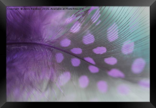 Purple Dream Framed Print by Jenny Rainbow