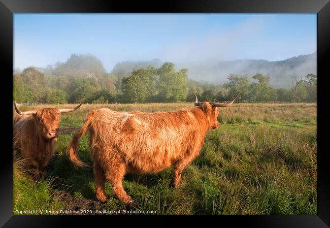 Rural Idyll. Trossachs National Park, Scotland Framed Print by Jenny Rainbow