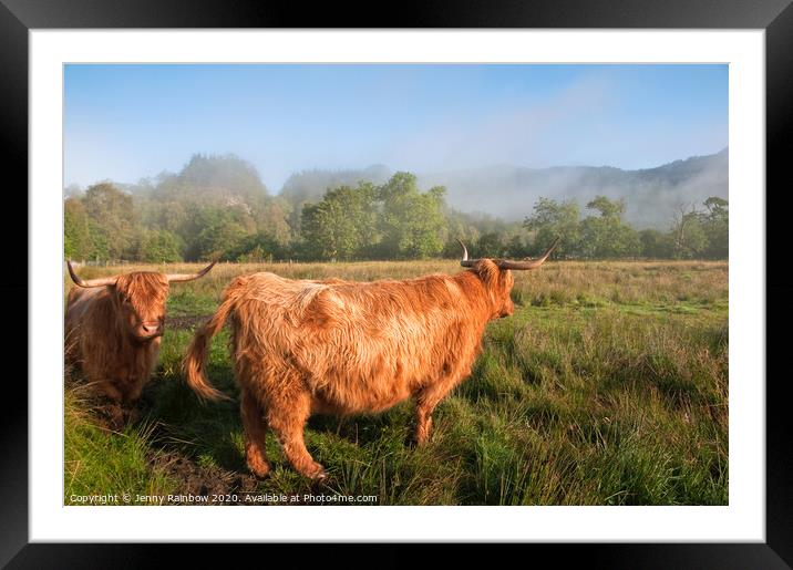 Rural Idyll. Trossachs National Park, Scotland Framed Mounted Print by Jenny Rainbow