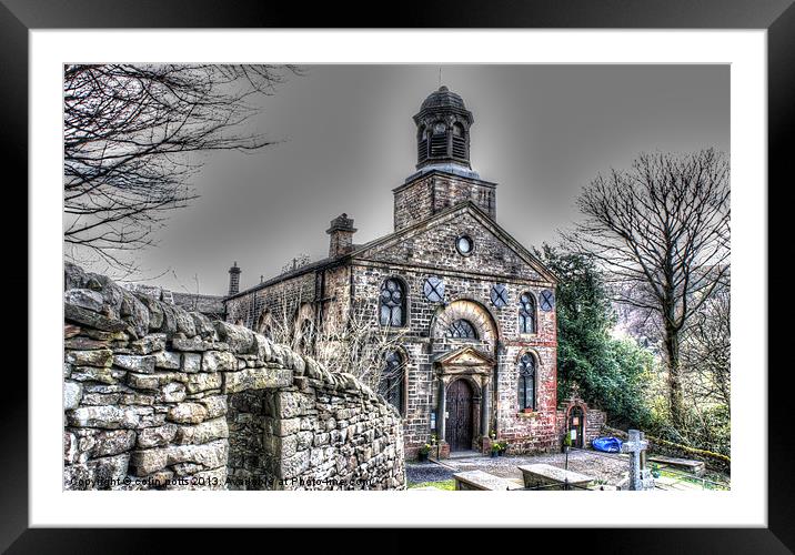 St Johns Cliviger, England Framed Mounted Print by colin potts