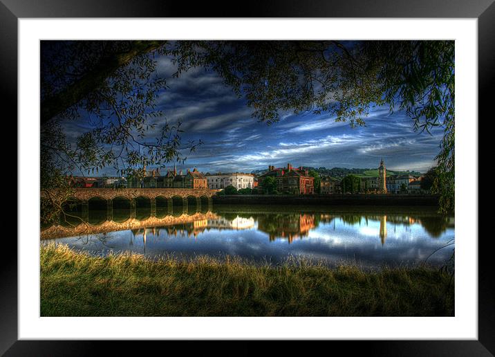 Barnstaple, North Devon Framed Mounted Print by vicky Lewis