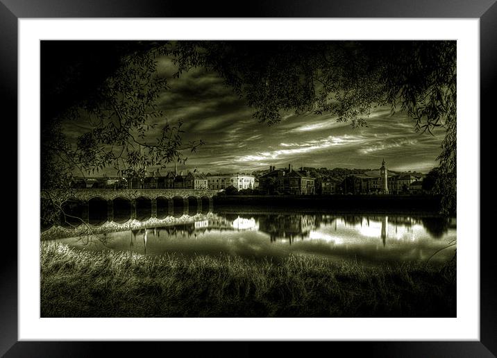 Barnstaple Town, Devon, UK Framed Mounted Print by vicky Lewis