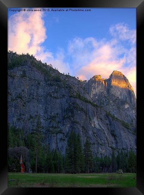 Yosemite Valley Framed Print by chris wood