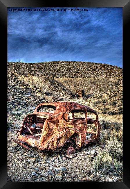 The Last Lost Tourists Framed Print by chris wood