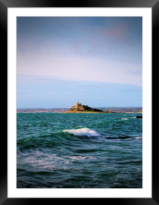 St Michaels Mount Framed Mounted Print by chris wood