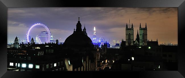 Night time London Framed Print by Christopher Kurton