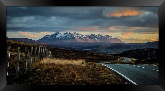Skye Roads 2 Framed Print by Leo Jaleo 
