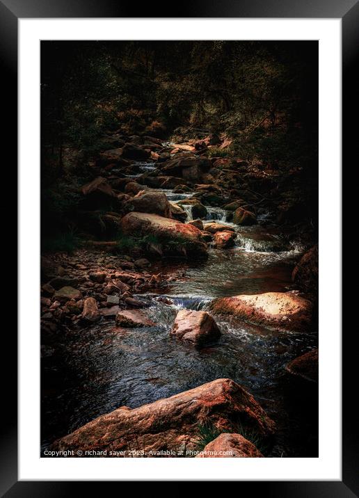 The Majestic Beauty of Nature Framed Mounted Print by richard sayer
