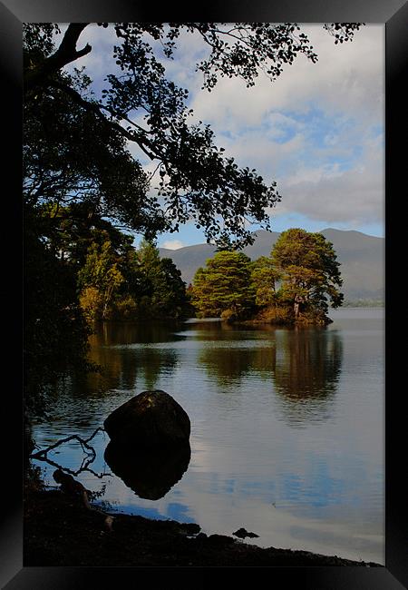 Marooned Boulder Framed Print by richard sayer