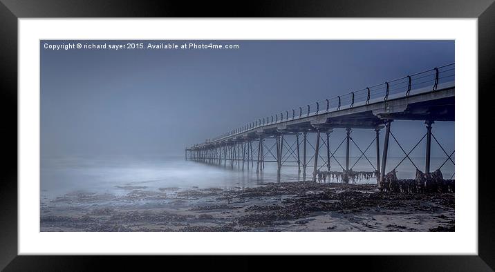  Moody Blue Framed Mounted Print by richard sayer