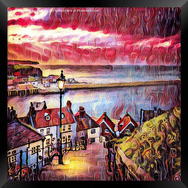 Sweet Whitby Framed Print by richard sayer
