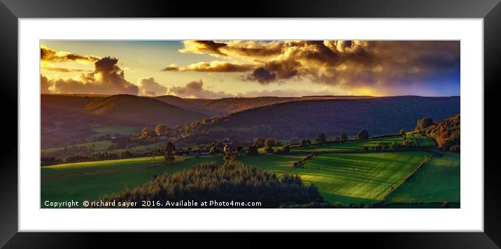 Tuscan Touch Framed Mounted Print by richard sayer