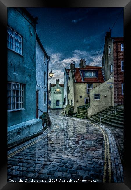 No Stopping Framed Print by richard sayer