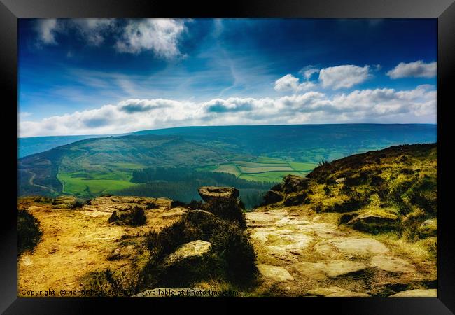 Leap of Faith Framed Print by richard sayer