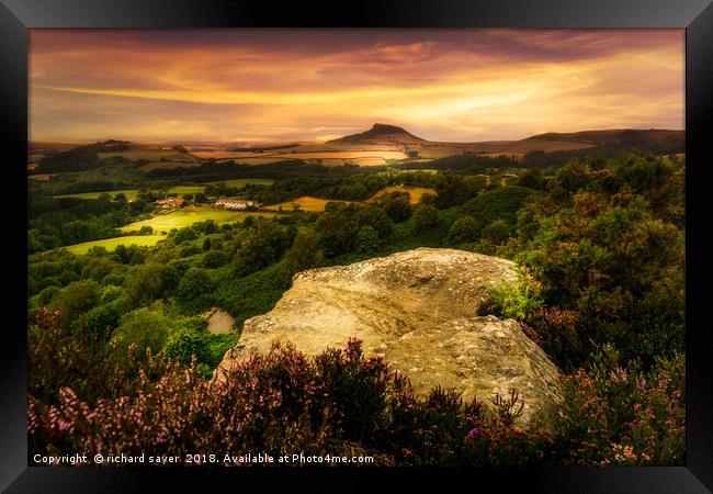 Summer Heat Framed Print by richard sayer