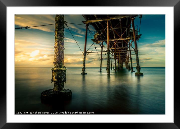 Deep Rising Framed Mounted Print by richard sayer