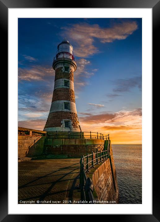 Roker Candy Framed Mounted Print by richard sayer