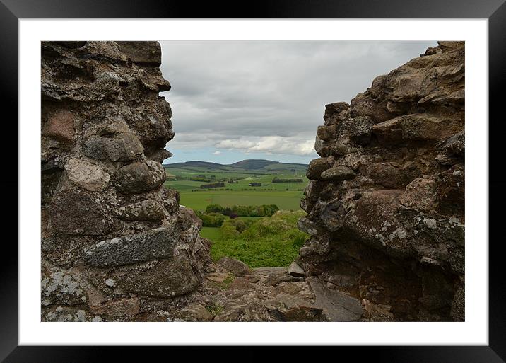 Dunnydeer Hill View Framed Mounted Print by Mark McDermott