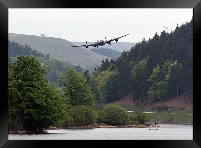 Avro Lancaster Framed Print by Glenn Ashley